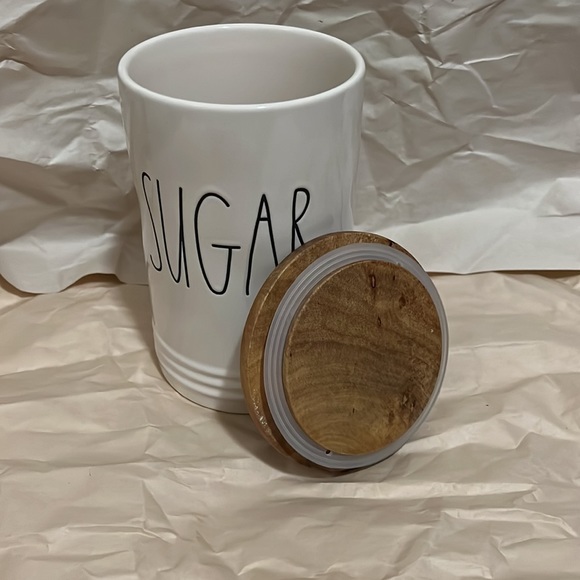 Ribbed bottom sugar cellar - Picture 2 of 3